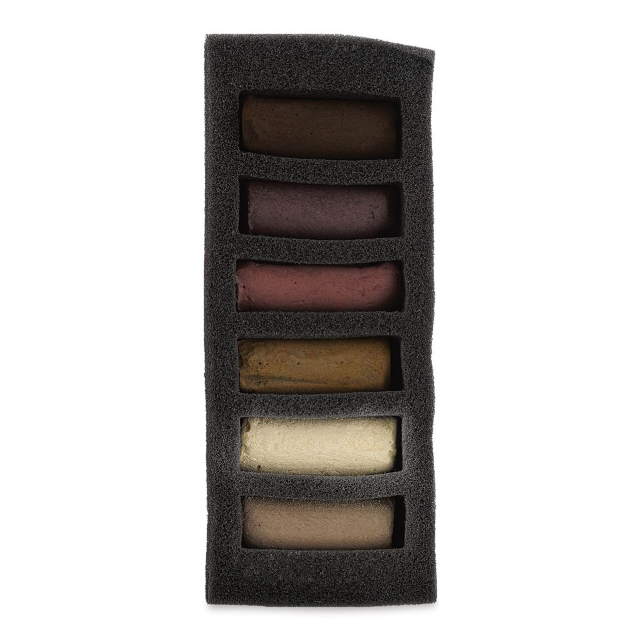 Sennelier Soft Pastels - Set of 6, Dark Skin Tones, Half-Sticks